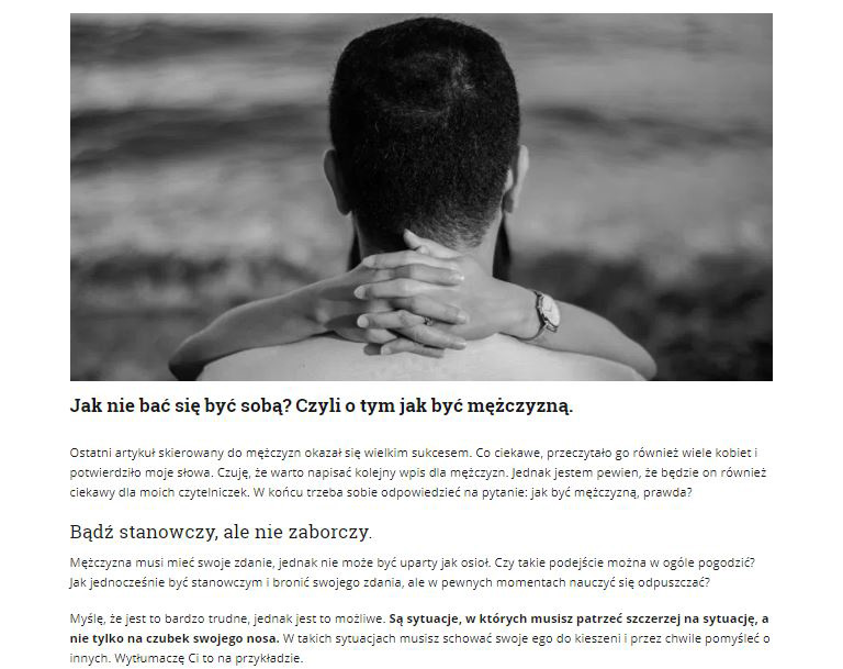 przykładowy wpis na blogu